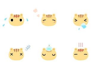 体調不良　熱中症　リス　主線なし