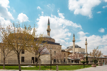 Fototapeta na wymiar Mevlana Museum and Mevlana Tomb in Konya Turkey
