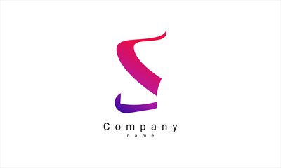 Obraz premium Letter S logo template