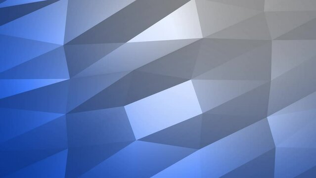 Blue and white digital design low poly abstract background