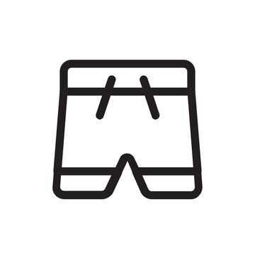 recommend clip art: Shorts , Summer outline icon.
