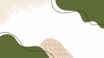 Colorful abstract background or children playground banner design element. Vector overlay colorful spotty pattern of geometric shape, line and dot in trendy Memphis animation 80s-90s style.