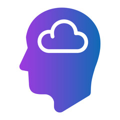 mind gradient icon