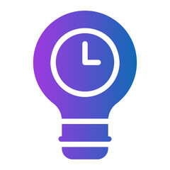 time gradient icon