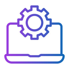 automated process gradient icon