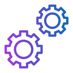 configuration gradient icon