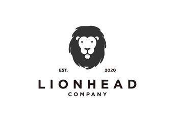 lion logo illustration design