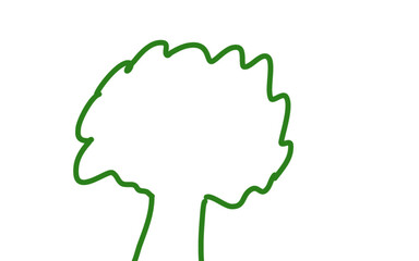 green tree vector