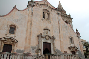 Fototapeta na wymiar st joseph church in taormina in sicily (italy) 