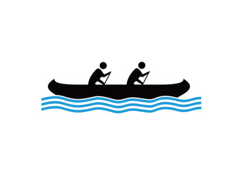 Fototapeta na wymiar shape sailing boat for logo, symbol shipping company