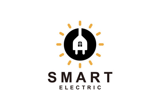 home electricity logo template designs  illustration