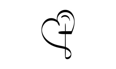 Biblical Symbol. Christian Line icon. use as book clipart, stationery, Office stationery. Printable coloring page for kids