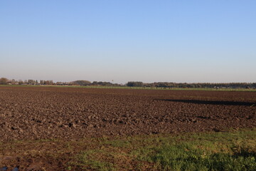 The Eendragtspolder polder area in Zuidplas (Zevenhuizen) in the Netherlands