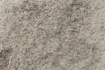 An old big mossy rock close up. Abstract organic background in beige color palette. Natural stone texture.