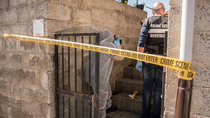 investigations into the kidnapping of the child with CSI investigators who collect scientific...