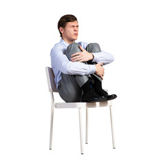 businessman in a chair
