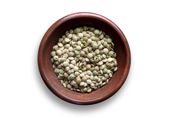grüne Linsen  
green lentils