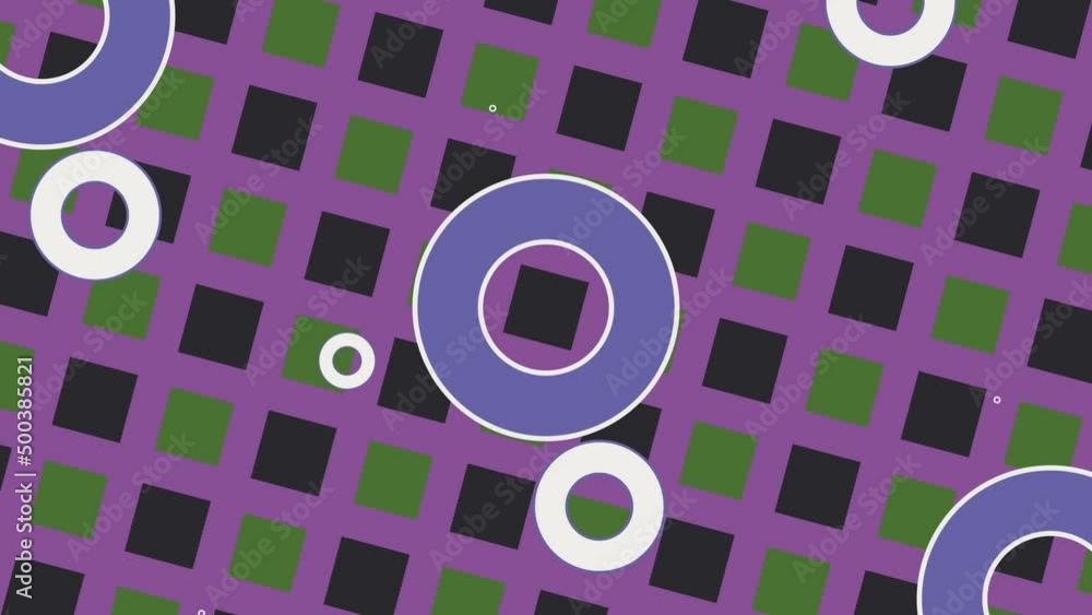 Poster abstract background with animated tiles and geometric elements. motion graphic background in a flat 