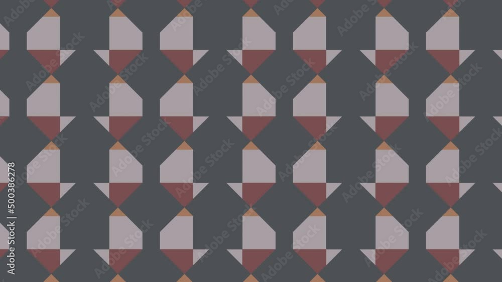 Aufkleber abstract dynamic pattern with multicolor geometric shapes. motion graphic background in a flat desig