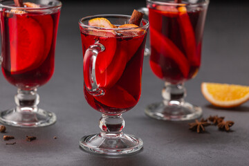 Christmas drink  mulled wine
