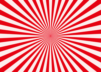 Fototapeta premium エフェクトライン、コンセントレーションライン、マンガ、コミック、スピードライン、爆発、反射光、発光 、紅白、白、赤、放射 Effect line, concentration line, manga, comic, speed#Background #wallpaper #Vector #Illustration #design #art #free #freesize #charge_free