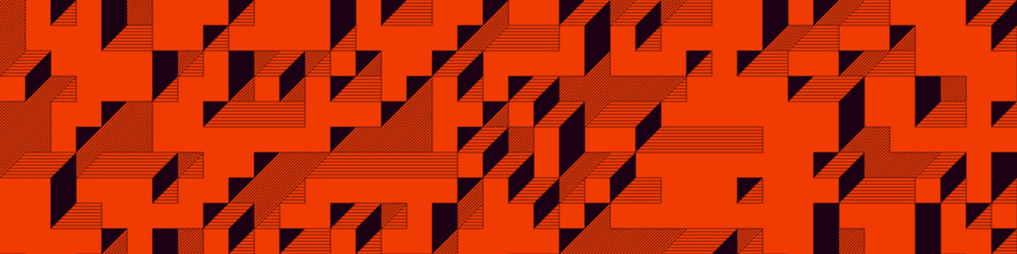 Implementation of Edward Zajec&rsquo;s &ldquo;Il Cubo&rdquo; from 1971. Essentially a Truchet tile set of 8 tiles and rules for placement art illustration