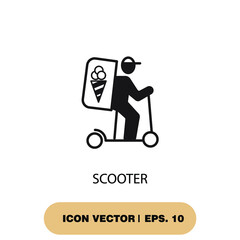 scooter icons  symbol vector elements for infographic web