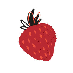 Abstract Strawberry Illustration