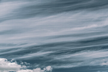 Blue sky with clouds as background