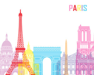 Paris skyline pop