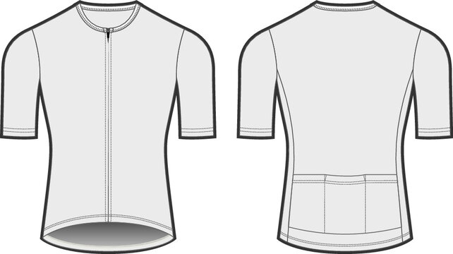 Blank Cycling Jersey Template New Index