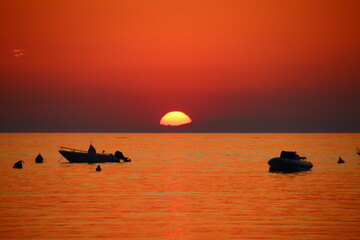 Naklejka premium Sonnenuntergang