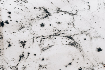 Fabric texture black and white natural silk marble print, tie-dye technique.