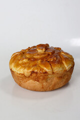 fragrant freshly baked peasant bread baked for the holiday