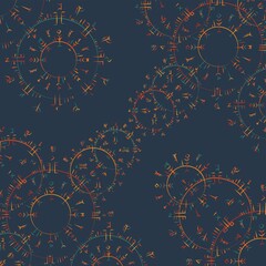 Circle color runes great symbol wallpaper