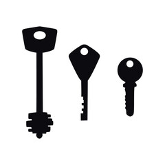 Keys icon set