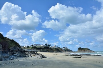 seascape at Saint-Quay-Portrieux in Brittany France