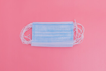 blue mis on a pink background © S@photo