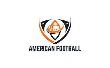 American Football Logo Designs Template - Football badge vector