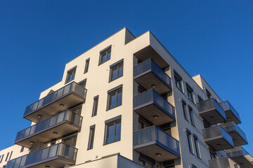 architecture modern building  facade balcon glass