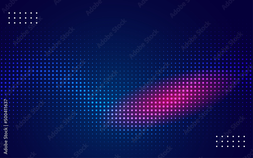 Poster modern technology background with connecting lines and dots free vector