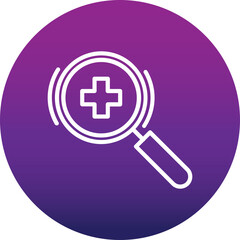 Obraz premium Magnifier Icon