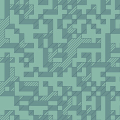 Implementation of Edward Zajec’s “Il Cubo” from 1971. Essentially a Truchet tile set of 8 tiles and rules for placement art illustration