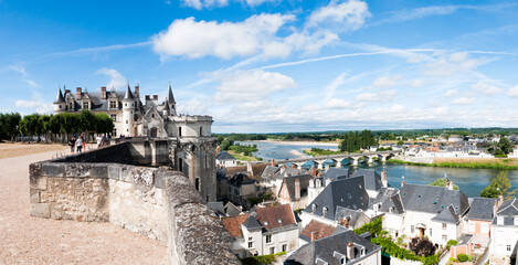 Naklejka premium la Loire vue d'en haut