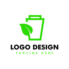 tea cup Logo Template Inspiration Design Vector