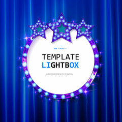 Vintage frame with retro style