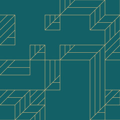Implementation of Edward Zajec’s “Il Cubo” from 1971. Essentially a Truchet tile set of 8 tiles and rules for placement art illustration