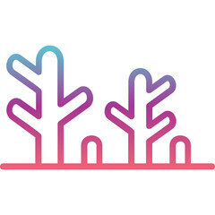 Fototapeta premium Coral Icon