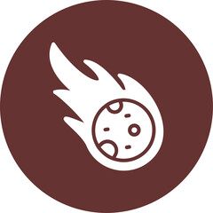 Fototapeta premium Meteorite Icon