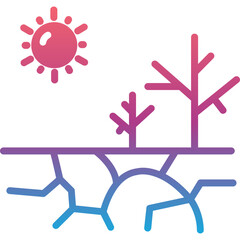 Obraz premium Drought Icon